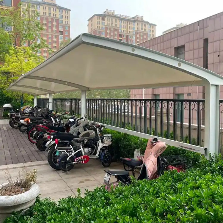 杭州膜结构电动车棚